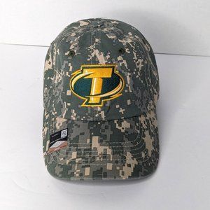 Captivating Headgear Men's Green Camo Cap One Size Embroidery